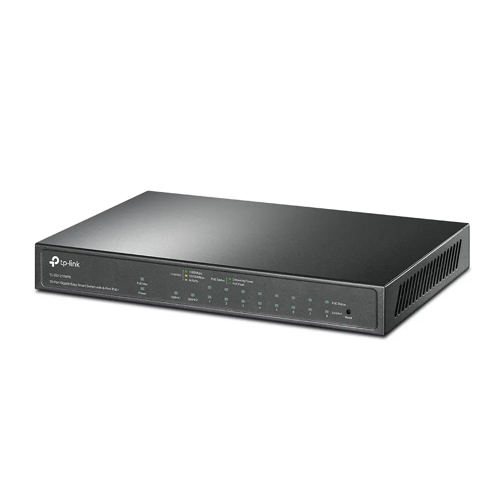Комутатор мережевий TP-Link TL-SG1210MPE - фото 2