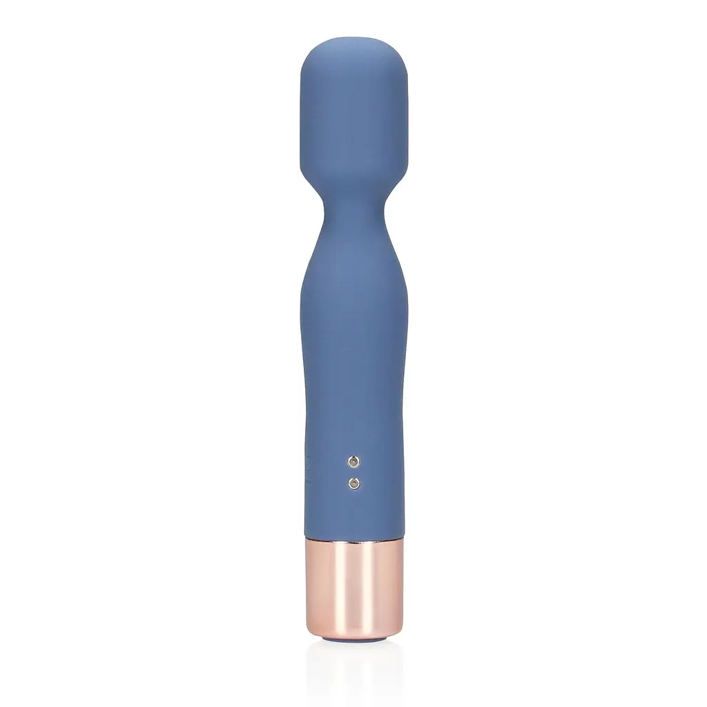 Вібратор Loveline Mini Wand 14.3 см синій - фото 2