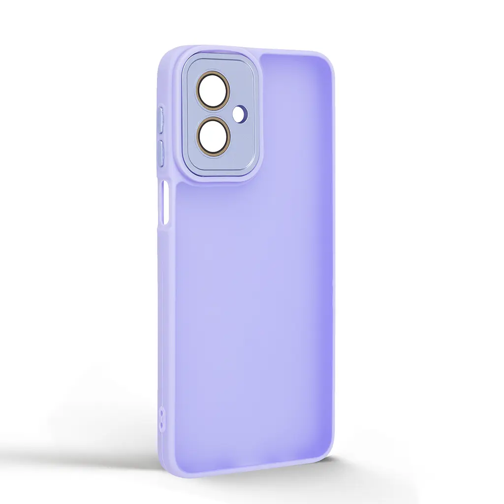 Защитный чехол для Motorola G55 5G, фиолетовый, ShadeX, противоударный, матовый, панель PC+TPU, защита всего корпуса, амортизация ударов при падении, ArmorStandart (ARM83388) - фото 2