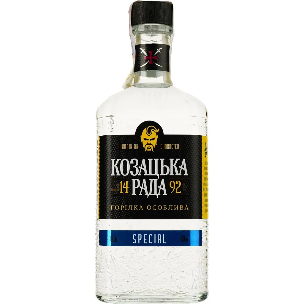 Упаковка горілки Козацька Рада Special 40% 3 л (0.5 л x 6 шт.) - фото 2