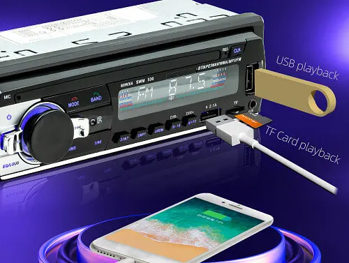 Автомагнітола BT-520 (Bluetooth, USB, AUX) - фото 3