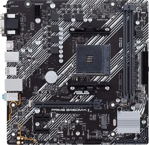 Материнська плата Asus B450M-K II Prime Socket AM4 (PRIME B450M-K II) Б/В