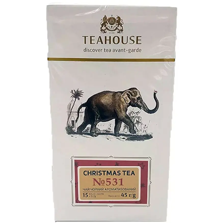 Чай порционный Teahouse Perfect Cup Christmas Teа №531, 15 шт. x 3 г - фото 1