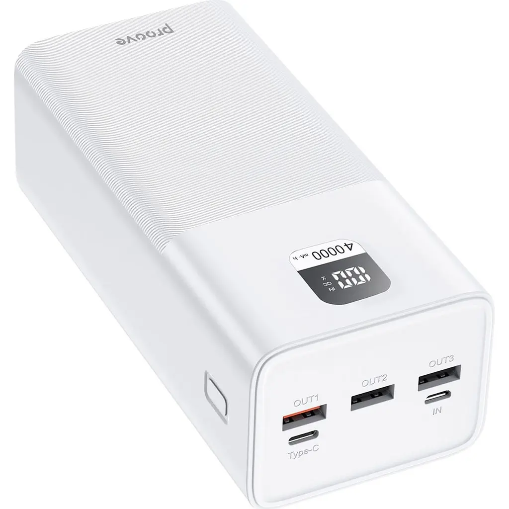 Зовнішній акумулятор Proove Giant 40000mAh 100W White [PBGI99320002] [125208] - фото 3