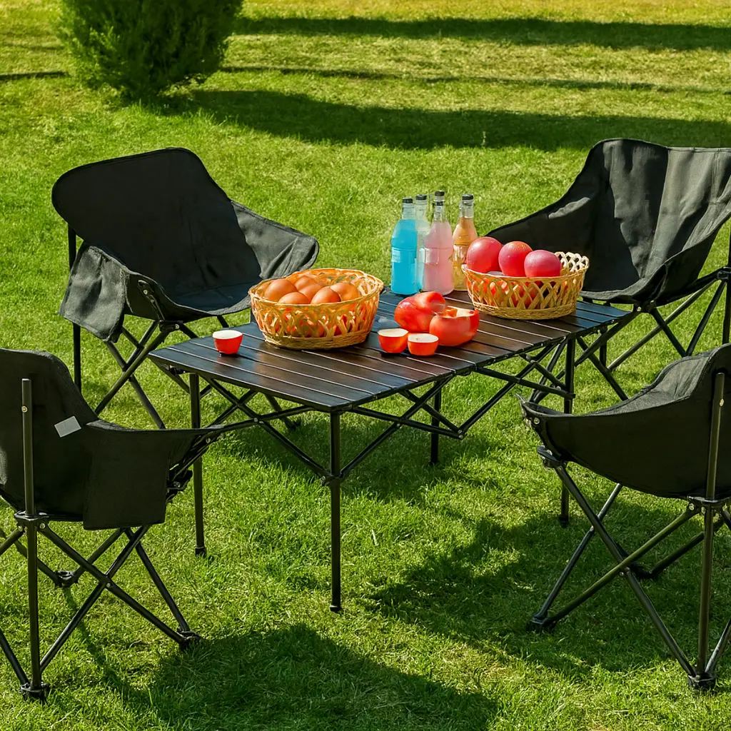 Складной туристический стол для пикника Leobro 120x60x50 см (LB-FT-A3) - фото 6