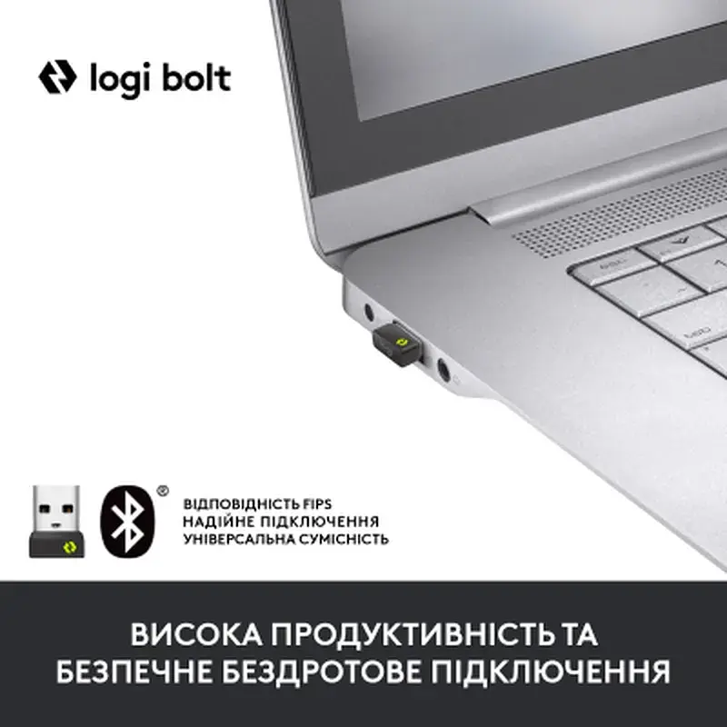 Мишка Logitech Lift Vertical Ergonomic Wireless/Bluetooth for Business Graphite (910-006494) - фото 2