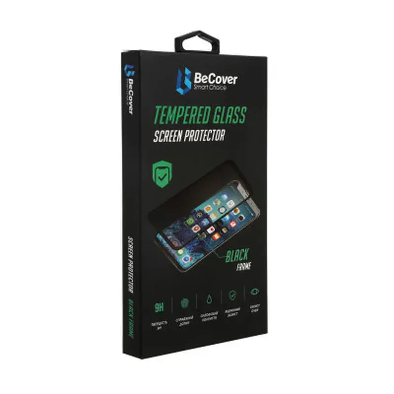 Скло захисне BeCover Ulefone Note 8 / Note 8P Black (707317) - фото 3