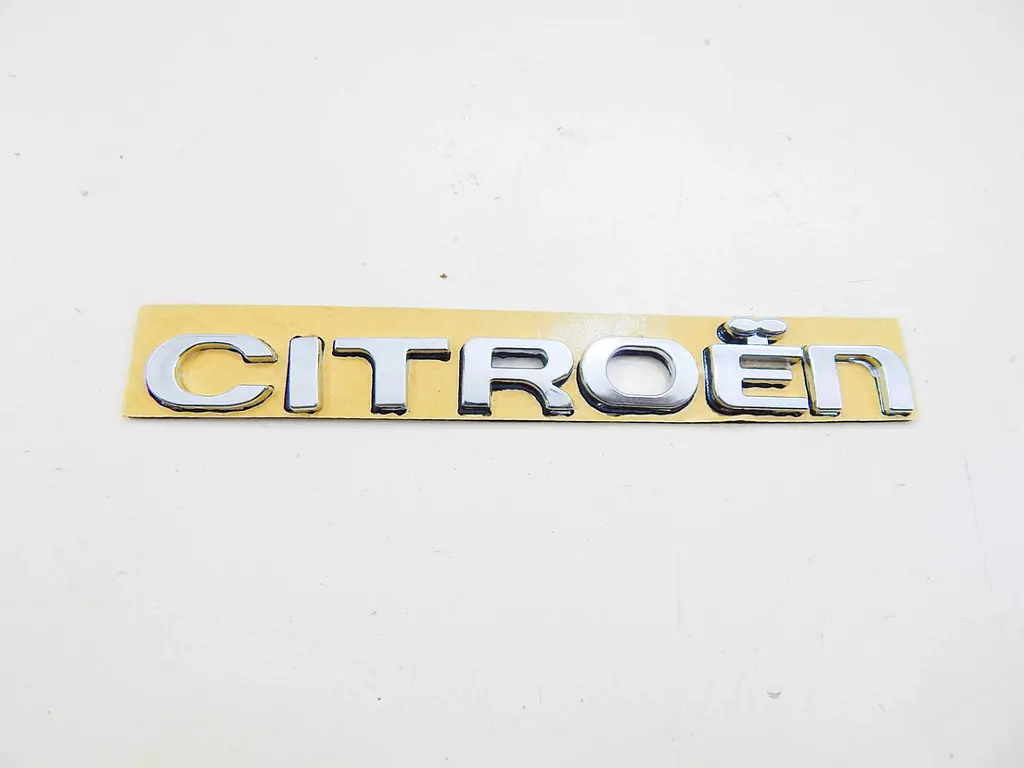 Емблема напис Citroen (Хром) 136х19 мм (на скотчі) 9673867480 - фото 2