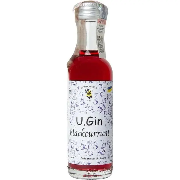 Джин U.GIN Blackcurrant 38% 0.05 л