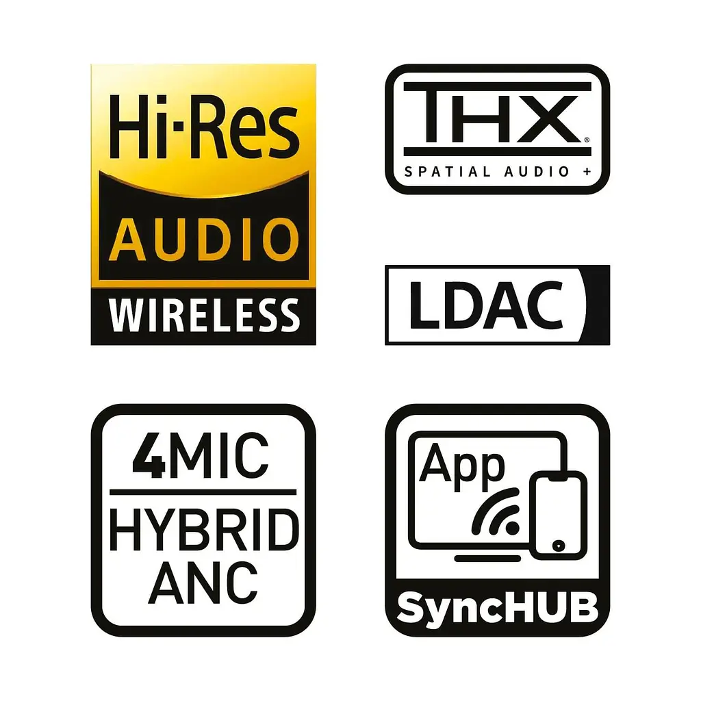 Игровая гарнитура HATOR Phoenix 2 Hi-Res Wireless Black (ESH40) - фото 9