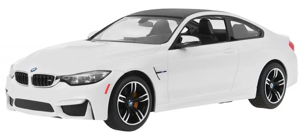 Машинка RASTAR BMW M4 Coupe на дистанционном управлении + пульт 2,4 ГГц 1:14 белый 70900 - фото 2