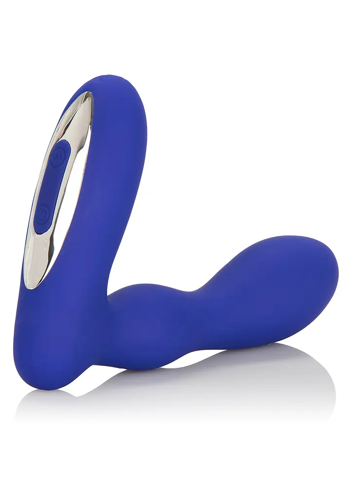 Вібростимулятор простати Wireless Pleasure Probe, 10.5 см синій - фото 10