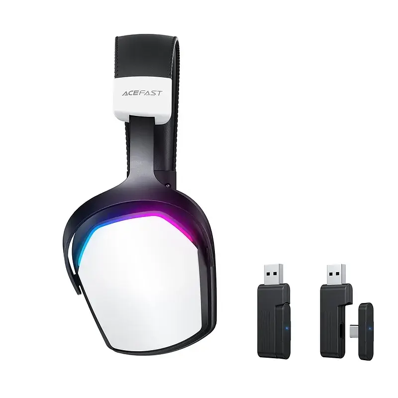 Навушники ACEFAST H11 gaming wireless headset White 6974316285601 - фото 5