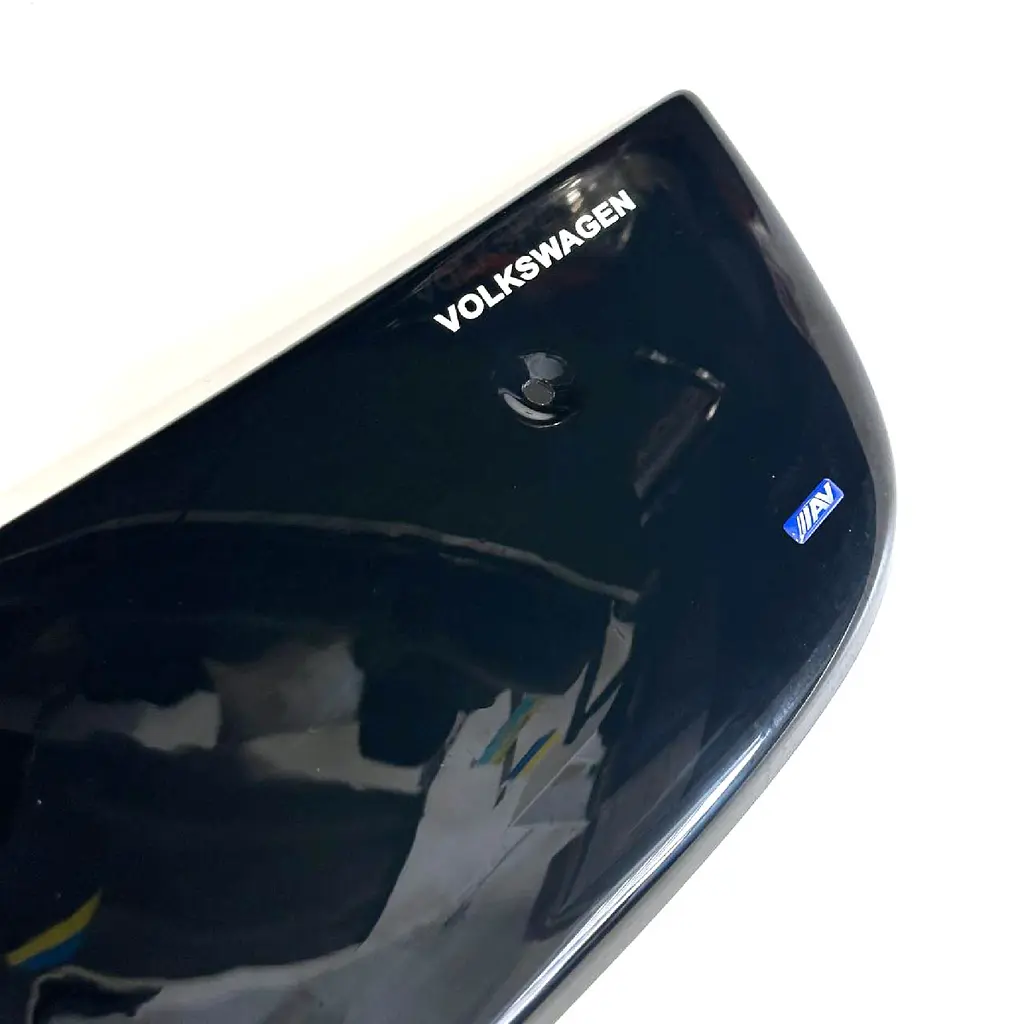 Зимова накладка на радіаторні грати Volkswagen Touran 2006-2010 Глянець з логотипом (Voron Glass) WW10906 - фото 4