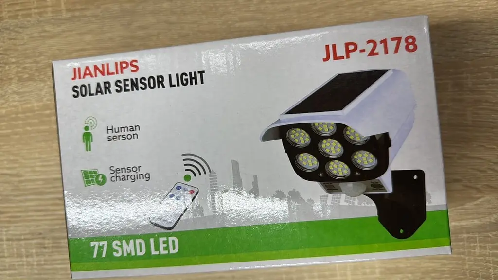 Вуличний накладний світильник Jianlips JLP2178 Сонячна батарея Ліхтар прожектор з пультом Білий/Чорний - фото 8