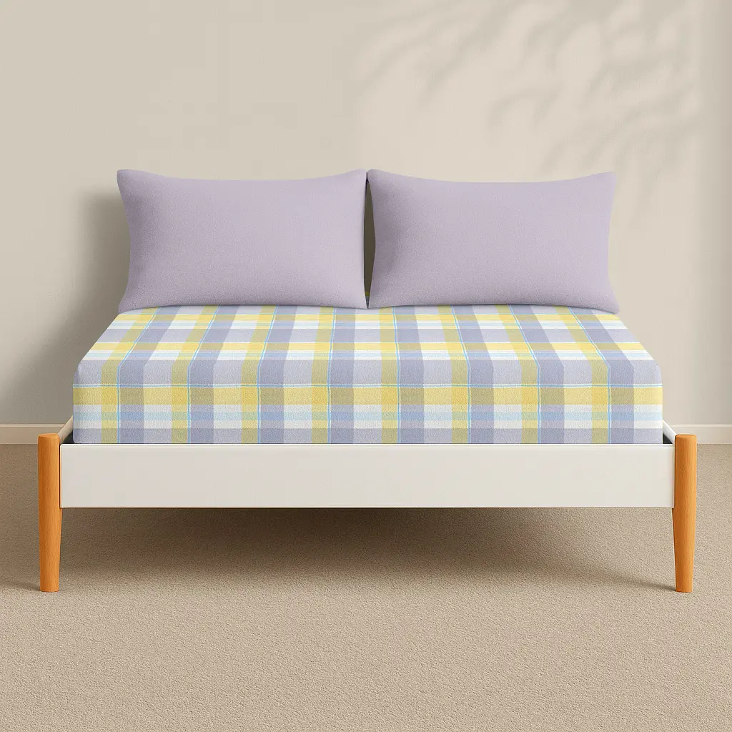 Простирадло на резинці фланель 200х220 SUNRISE TARTAN COSAS (4822052500101) - фото 3