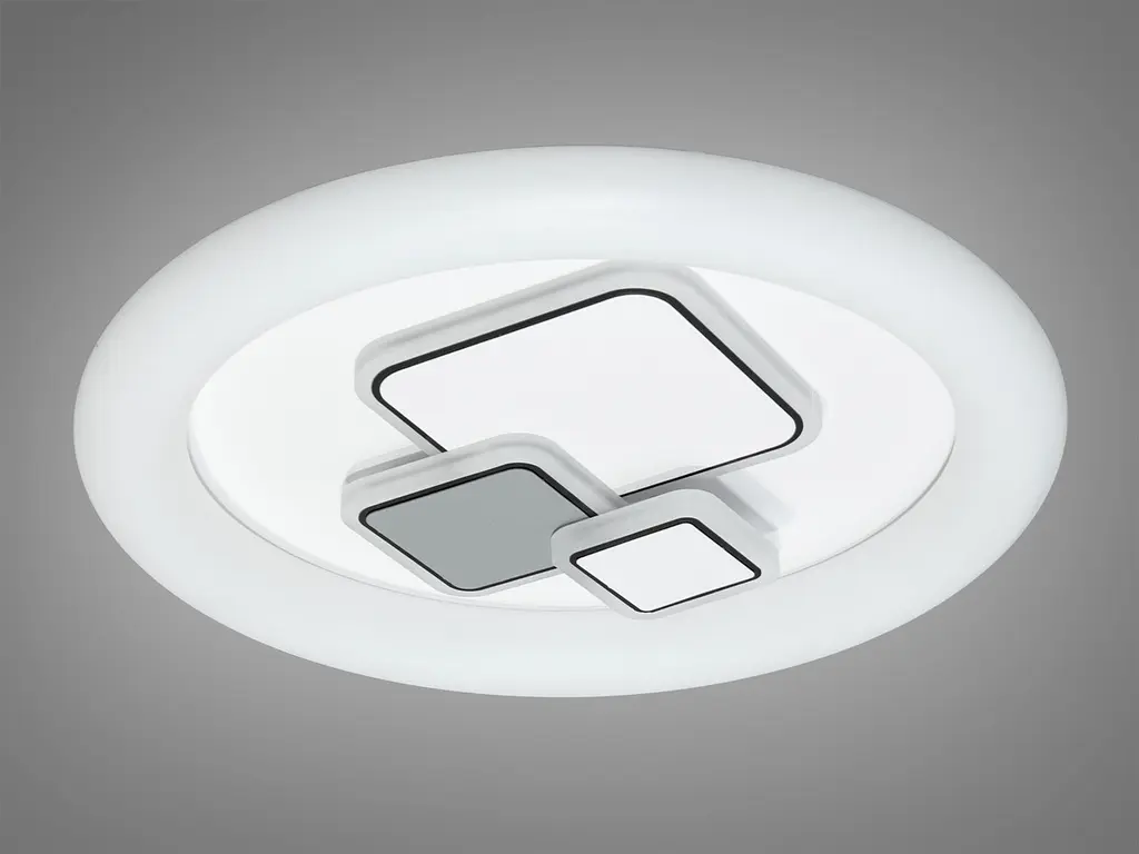 Світильник стельовий LED Diasha 8993-330, 50W, 2750 лм, 33 см, білий акрил, метал, сучасний стиль для дому - фото 4