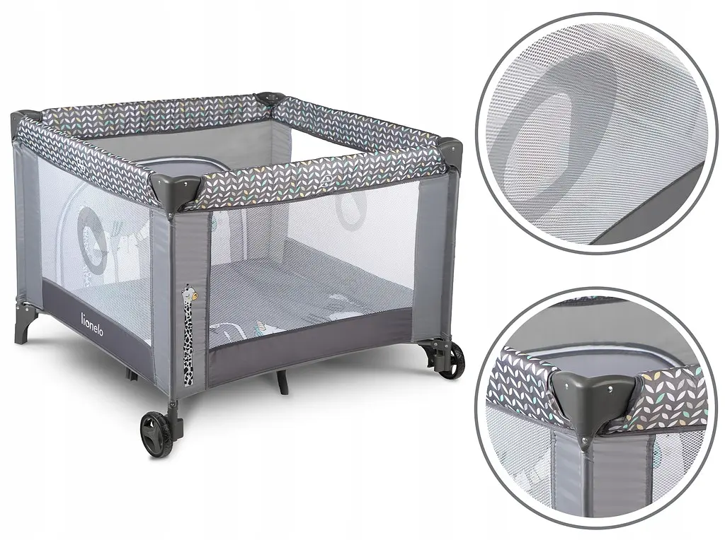Манеж Lionelo Sofie Grey Scandi - фото 2