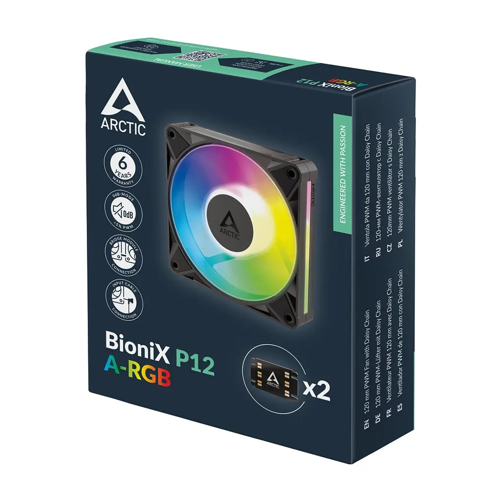 Кулер до корпусу Arctic BioniX P12 A-RGB (ACFAN00335A) - фото 8