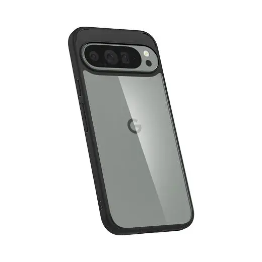 Прозрачный чехол Spigen Ultra Hybrid Matte Black для Pixel 9 Pro XL (ACS07724) - фото 3