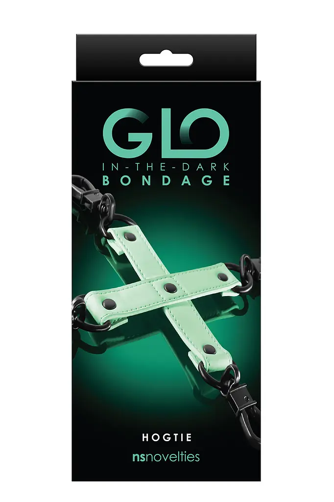 Система фіксації, що світиться NS Novelties Glo Bondage Hog Tie - фото 2