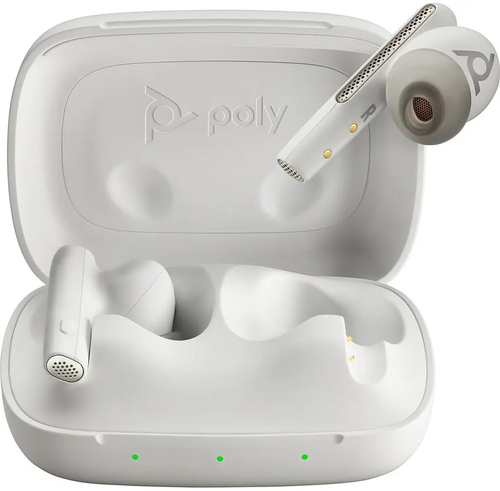 Навушники TWS Poly Voyager Free 60 Earbuds + BT700A + BCHC White (7Y8L3AA) - фото 2