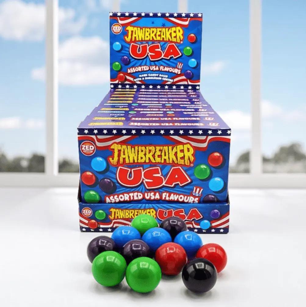 Цукерки Zed Candy Jawbreakers USA Hard Candy Balls Assorted 140г - фото 6