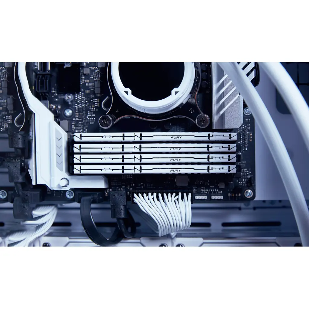 Модуль пам'яті для комп'ютера DDR5 16GB 6000 MHz Beast White EXPO Kingston Fury (ex.HyperX) (KF560C36BWE2-16) - фото 5