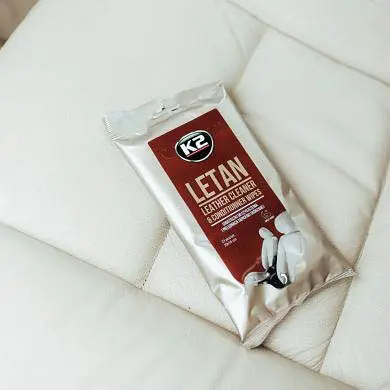 Серветки вологі для очищення шкіряної оббивки K2 Letan Wipes 20х18 см (K210) 24 шт - фото 3