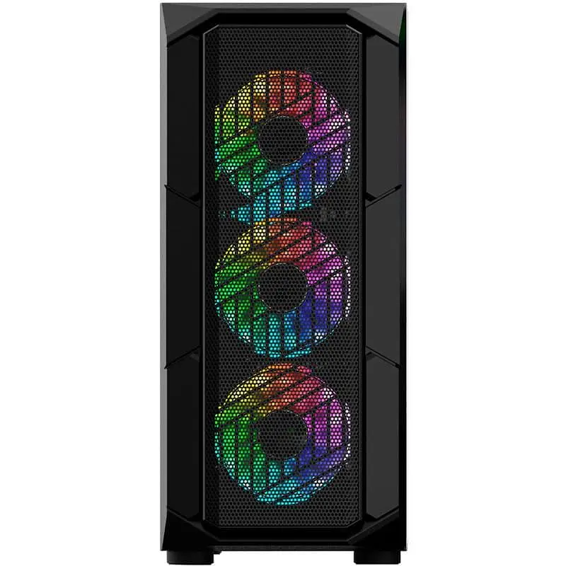 Корпус 1stPlayer XF-BK-4F7 Black без БЖ (XF-BK-4F7) - фото 2