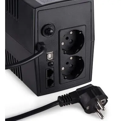 Пристрій безперебійного живлення Vinga LCD 800VA plastic case with USB (VPC-800PU) - фото 10