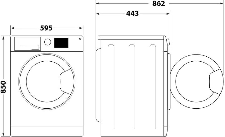 Пральна машина автоматична Indesit OMTWSE 61293 WK UA (6990450) - фото 3