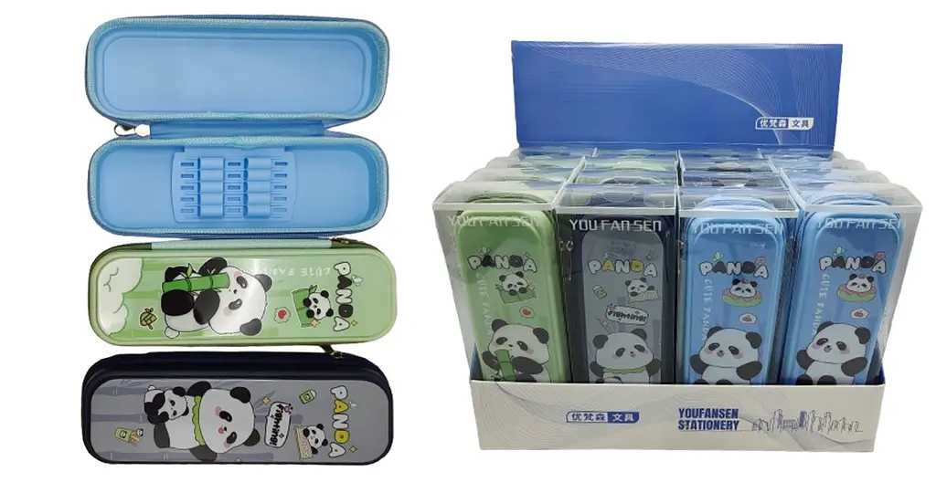 Пенал-косметичка с держателем Панда, 74-А (в ассортименте) - фото 2