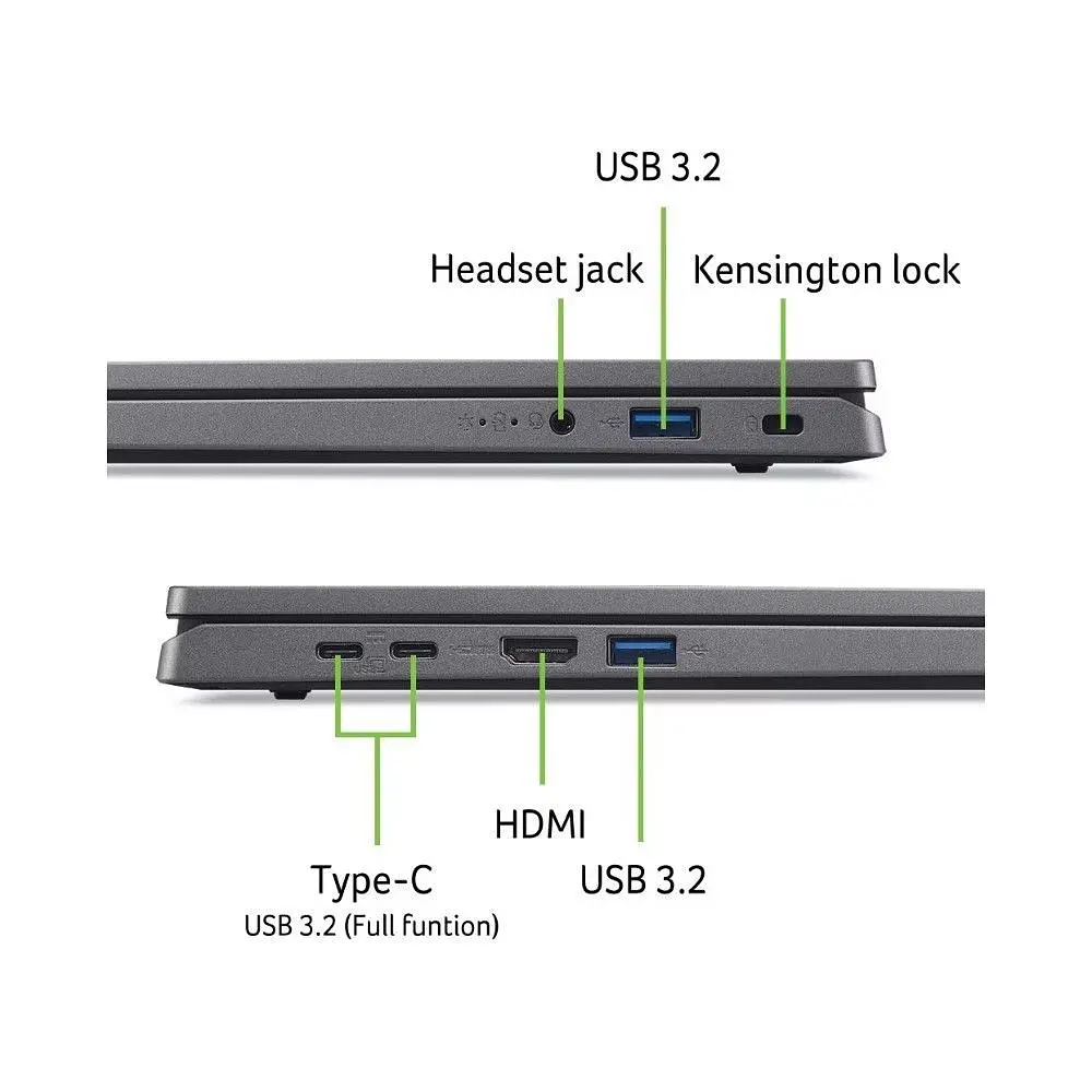 Ноутбук Acer Aspire Go 17 AG17-31P-3137 Steel Gray (NX.J8ZEU.00B) - фото 3