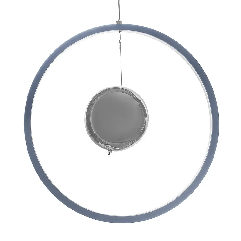 Світильник стельовий Brille підвісний світлодіодний для спальні BR-941S/18W LED GY/CH - фото 5