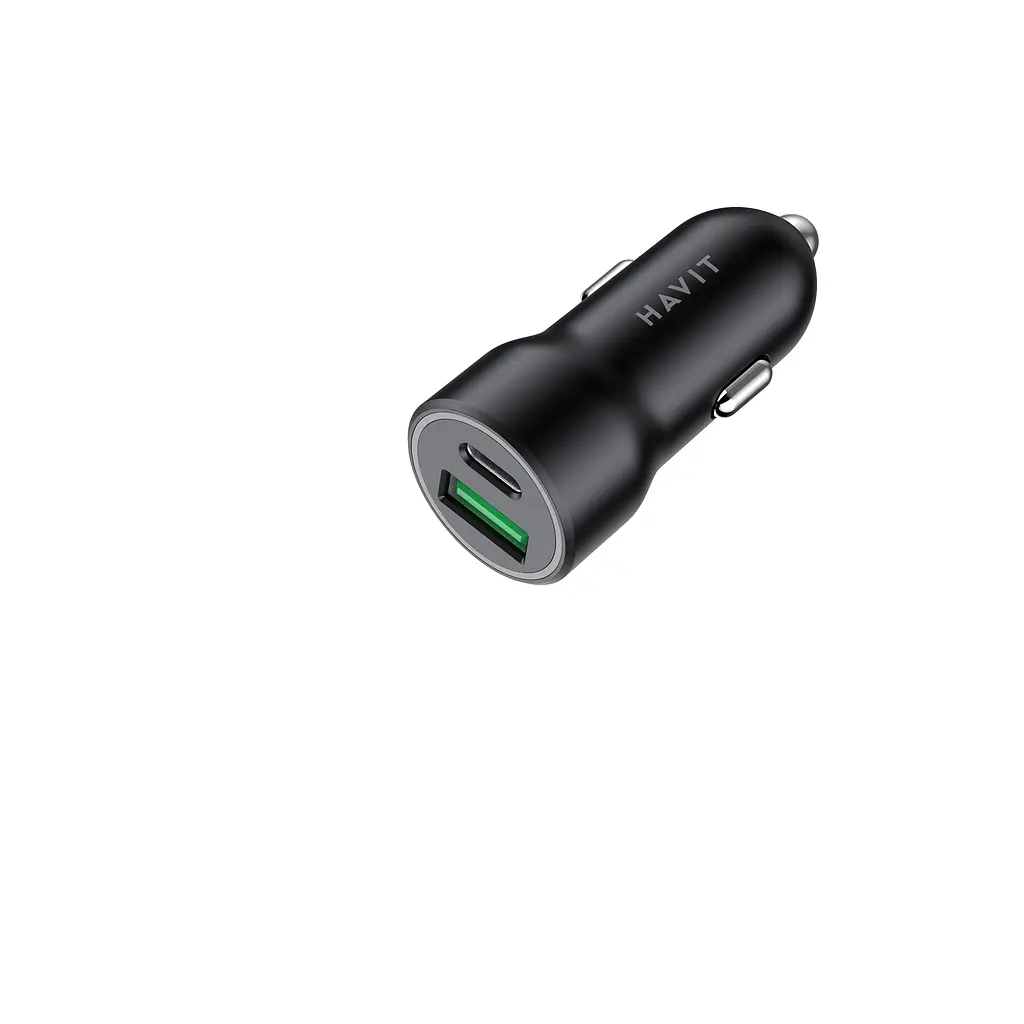 Автомобільний зарядний пристрій HAVIT HV-CC613 20W USB+USB-C HAVIT (27959-000) - фото 6