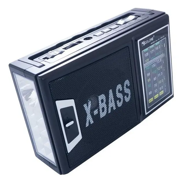Радиоприемник Golon RX-166 LED портативный черный - фото 2