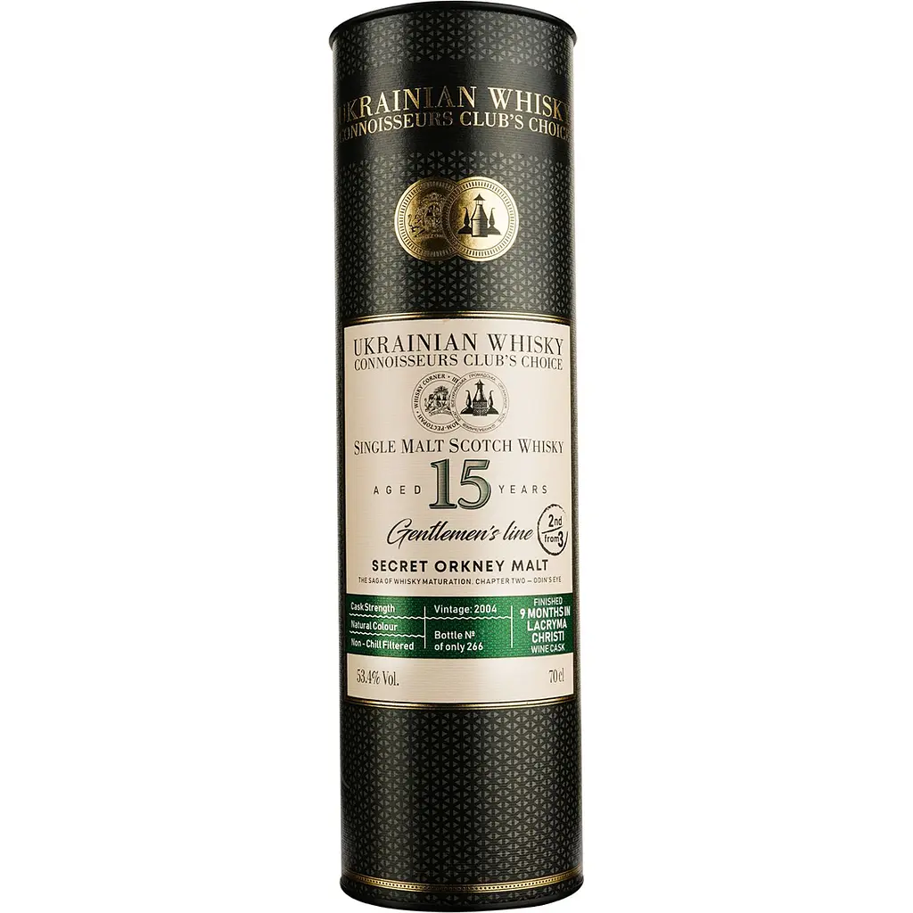 Виски Secret Orkney 15 Years Old Lacryma Christi Single Malt Scotch Whisky, в подарочной упаковке, 53,4%, 0,7 л - фото 3