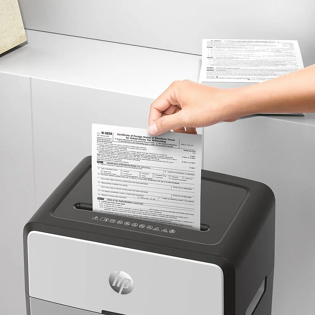 Шредер HP OneShred 24CC White (2807) - фото 6