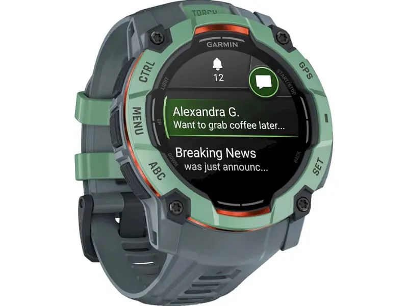 Смарт-годинник Garmin Instinct 3 50mm AMOLED Neo Tropic with Twilight Band (010-03020-01) - фото 8