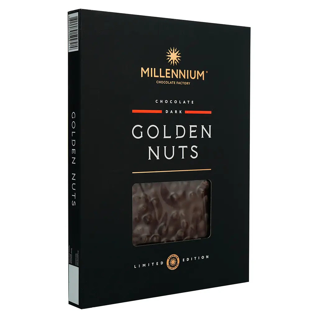 Шоколад черный Millennium с целым фундуком 1.1 кг - фото 2