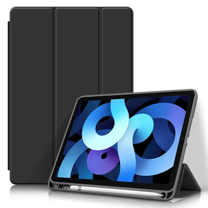 Чохол до планшета BeCover Tri Fold Soft TPU mount Apple Pencil Apple iPad 10.9" 2022/24/11" 2025 Black (708459) - фото 3