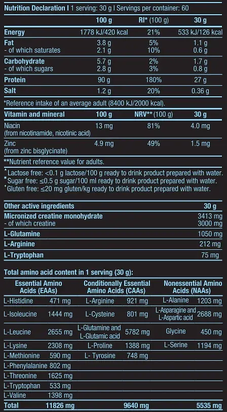 Протеїн Iso Whey Zero Black Полуниця 1816 г, Coconut Mango - фото 2