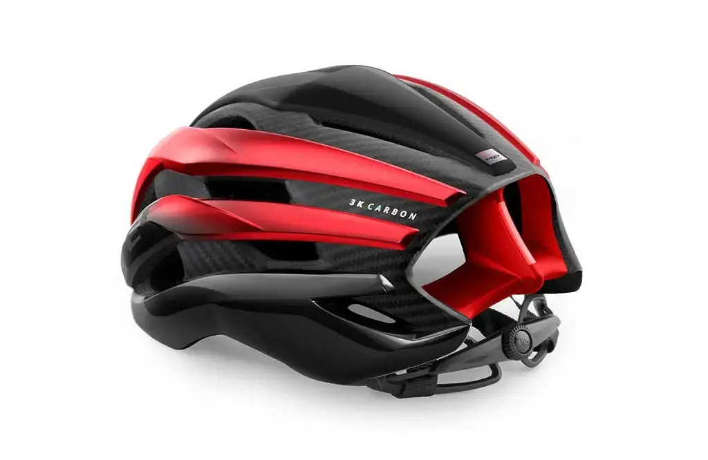Шолом Met Trenta 3K Carbon Black/Red S (1052-3HM 116 CE00 S RN1) - фото 2