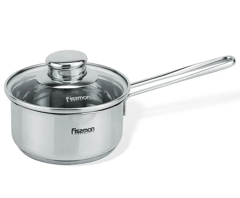 Ківш BAMBINO зі скляною кришкою Fissman Ø12х6 см kuh0007760