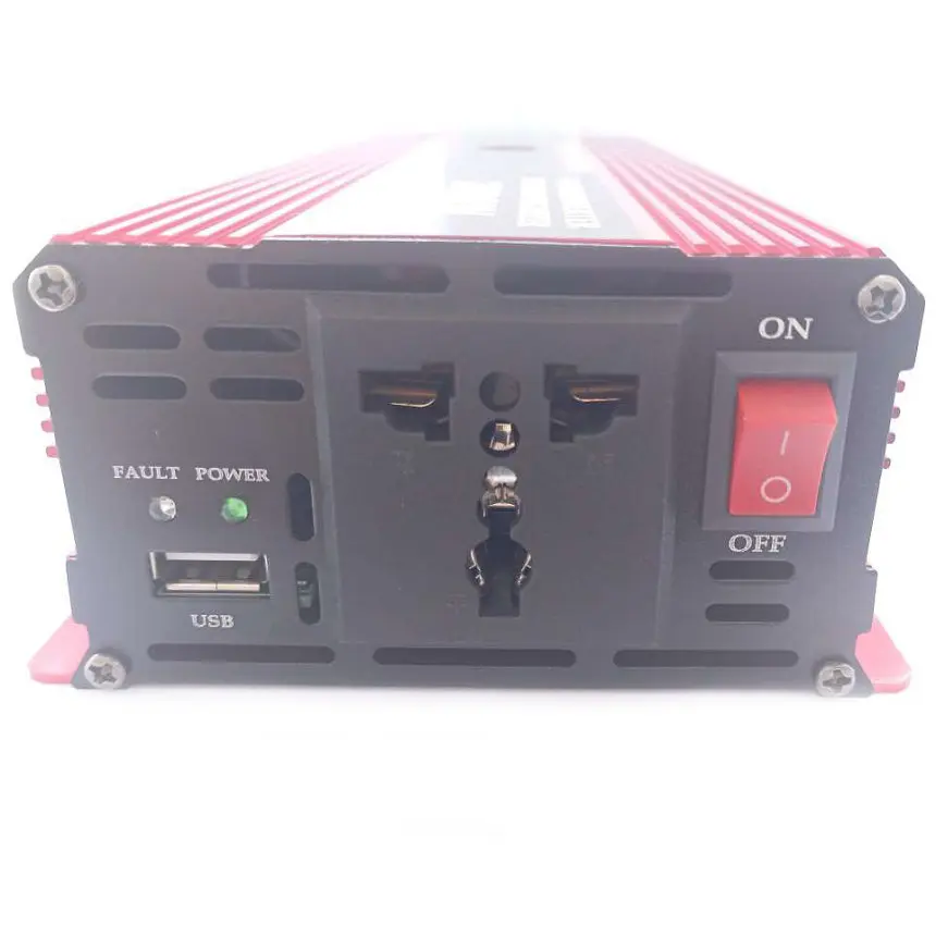 Інвертор Solar Smart King Power 2000W 008 12V-220V, 1 розетка, 1 USB, екран (11035) - фото 3