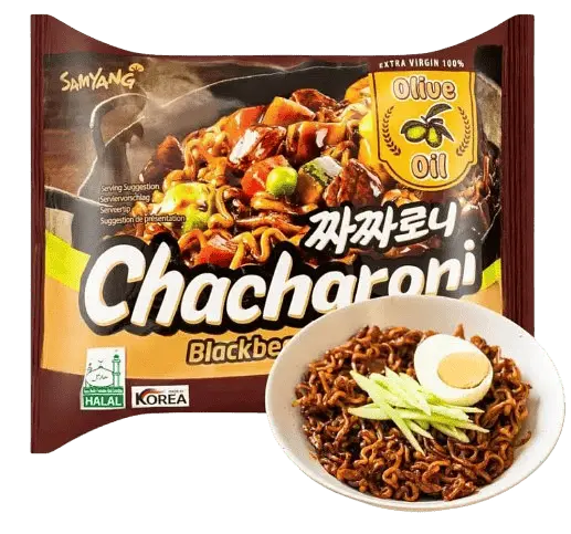 Локшина швидкого приготування Samyang Buldak Chancharoni Jjajang Ramen 140г - фото 2
