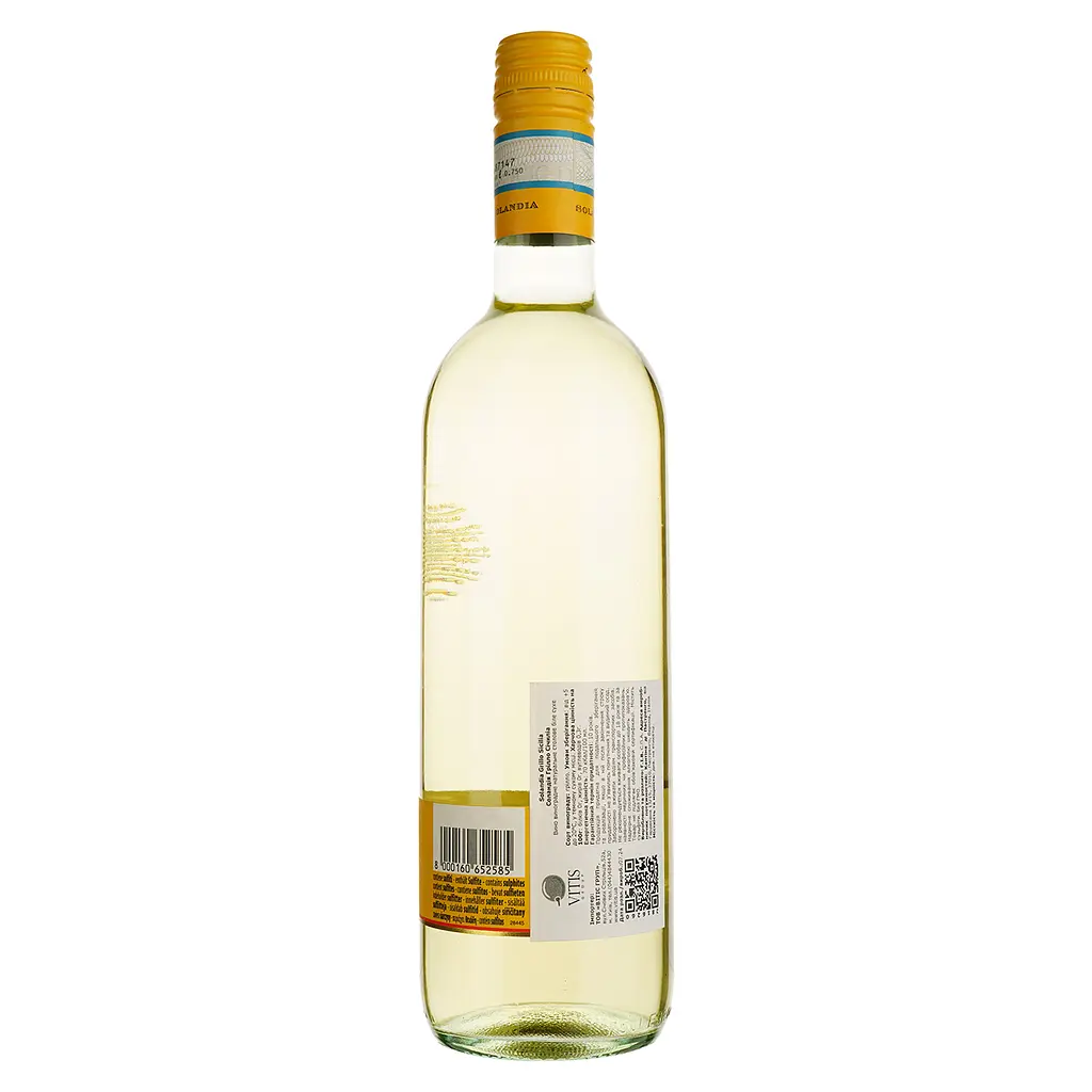 Вино Solandia Grillo Sicilia IGT, біле, сухе, 0,75 л - фото 2