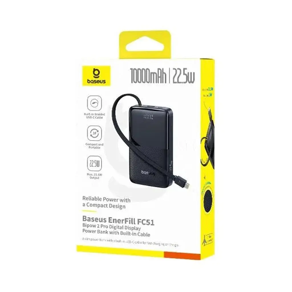 УМБ Baseus EnerFill Bipow2 Pro 20000mAh QC+PD 22.5W Black (E0027701) - фото 9