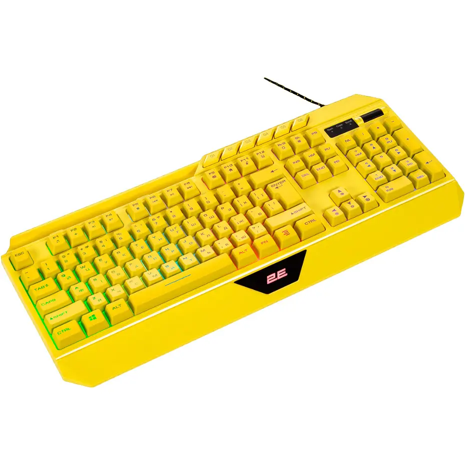 Клавиатура 2E Gaming KG315 RGB USB UA Yellow [2E-KG315UYW] [93934] - фото 2